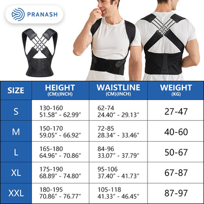 Aligno - מתקן יציבה אורתופדי לגב וכתפיים