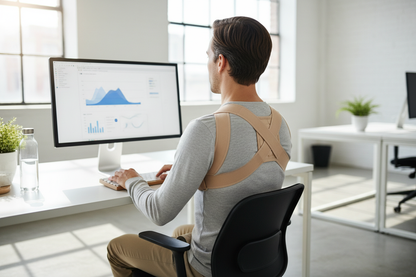 שימוש במתקן יציבה Aligno במשרד